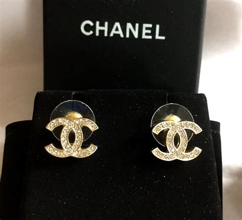 chanel stud earrings replica|pre owned chanel earrings.